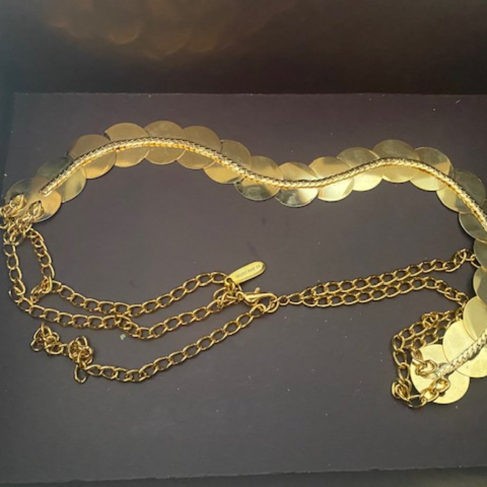 Versace Jeans Couture Gold Belt